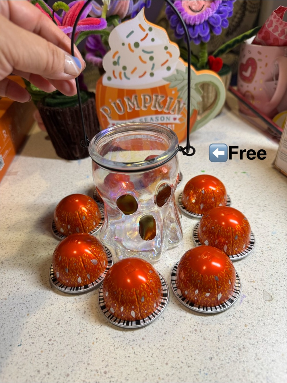 Nespresso VERTUO  Pumpkin 🎃 spice cake pods gift 🎁 set